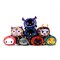 Moosh-Moosh 8" Archie the Owl Slumber Plushie Soft Stuffed Animal